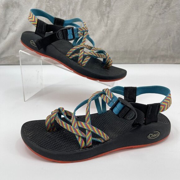 Chaco Shoes - Chaco ZX2 Classic Fiesta Rainbow Hiking Sport Sandals Double Strap